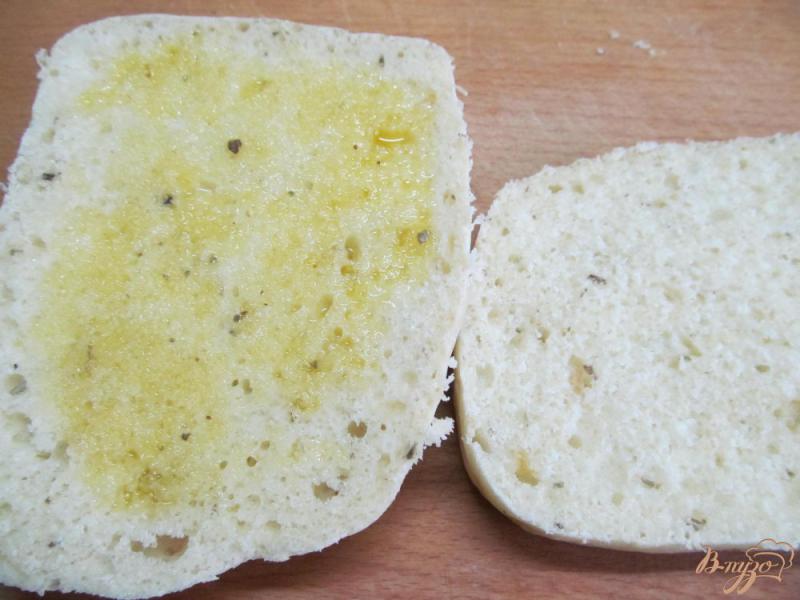 Фото приготовление рецепта: Ароматный сэндвич с топленым маслом, шаг №3