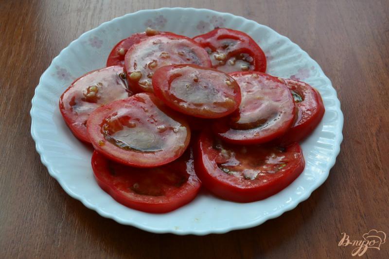 Фото приготовление рецепта: Маринованные помидоры за 30 минут шаг №4