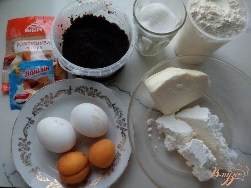 Фото приготовление рецепта: Творожные кексы с маковой начинкой и абрикосами шаг №1