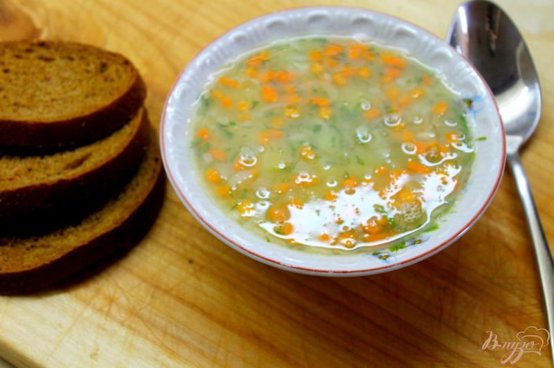 Фото приготовление рецепта: Гороховый суп с куриной ветчиной шаг №8
