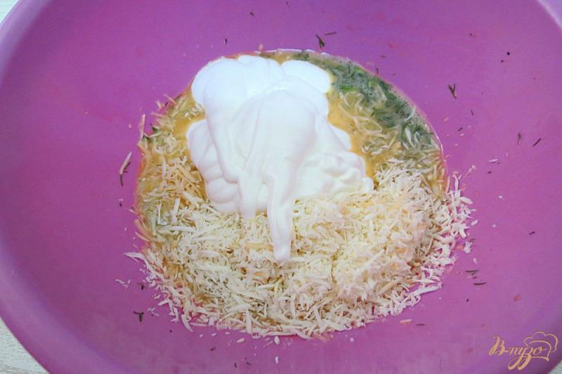 Фото приготовление рецепта: Запеканка из цветной капусты с яйцом и сыром шаг №7
