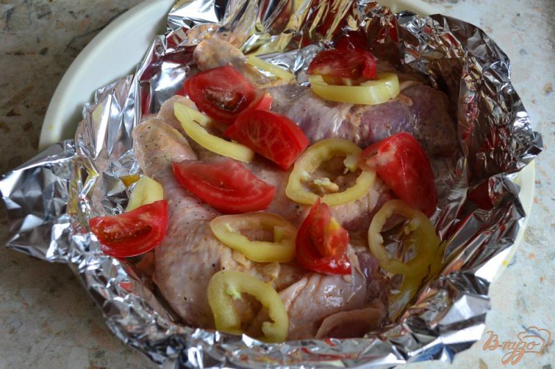 Фото приготовление рецепта: Маринованные куриные окорочка на пару шаг №4