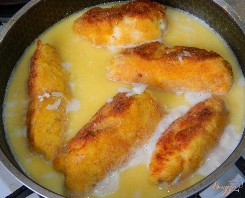 Фото приготовление рецепта: Куриные рулеты с сыром шаг №6