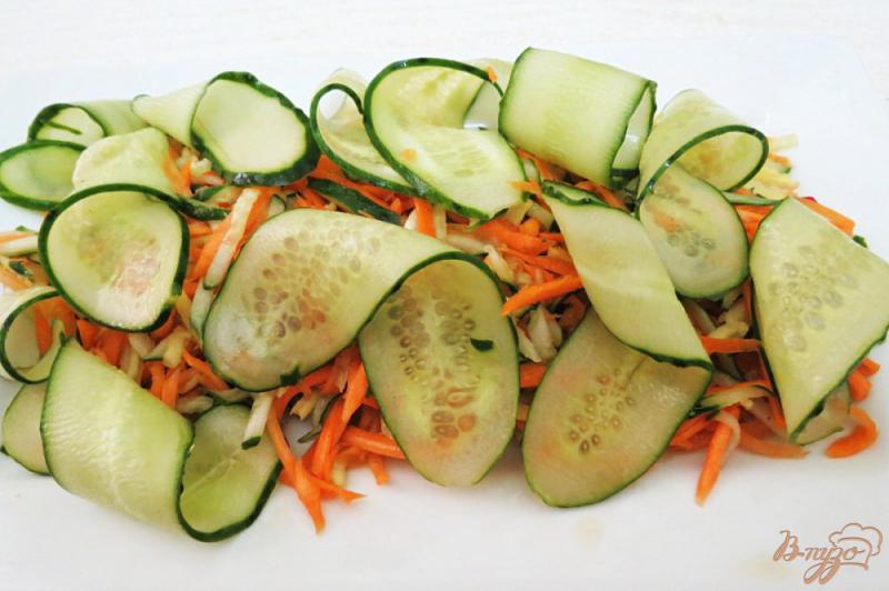 Фото приготовление рецепта: Салат овощной а-ля по-тайски шаг №9