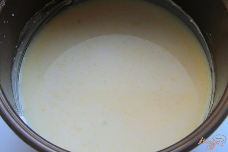 Фото приготовление рецепта: Молочная рисовая каша с тыквенным пюре в мультиварке шаг №4