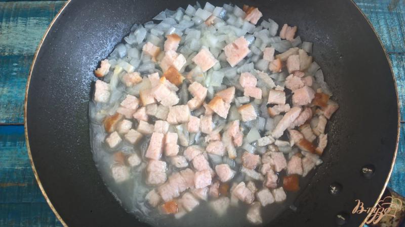 Фото приготовление рецепта: Летний овощной суп с копченой свининой шаг №5