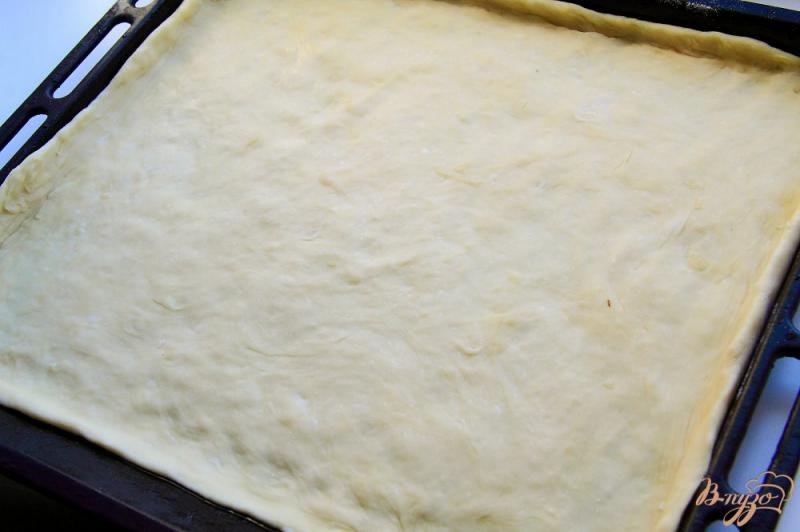 Фото приготовление рецепта: Быстрая пицца на бездрожжевом тесте шаг №6