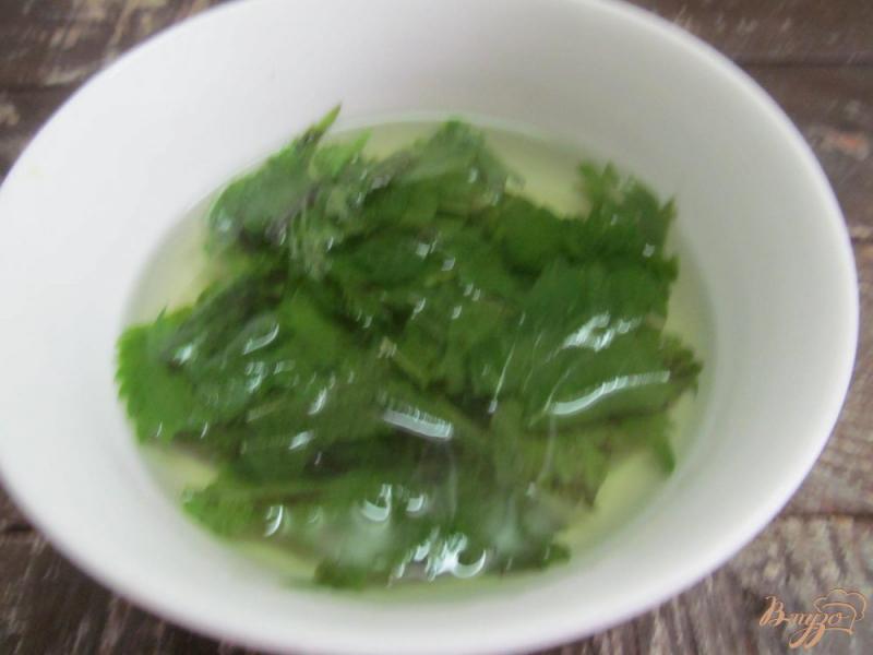 Фото приготовление рецепта: Овощной салат с крапивой шаг №1