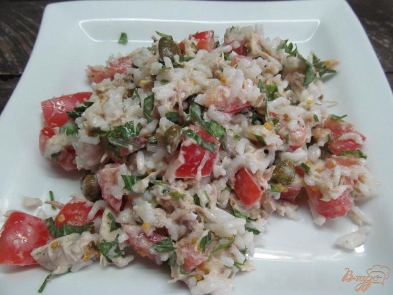 Фото приготовление рецепта: Салат с рисом и курицей шаг №5