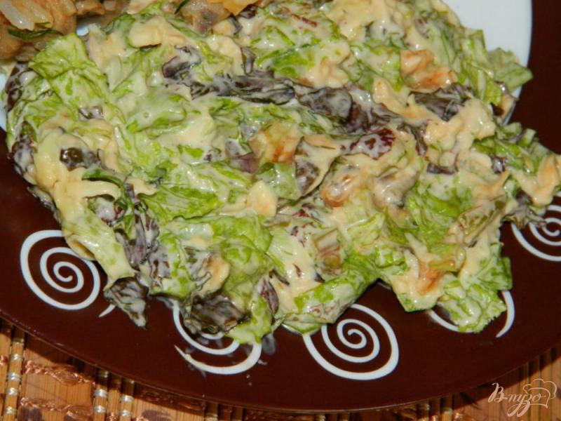 Фото приготовление рецепта: Зеленый салат шаг №4