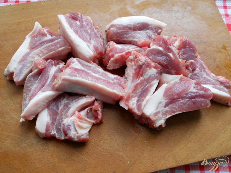 Фото приготовление рецепта: Рис со свиными ребрышками в мультиварке шаг №1