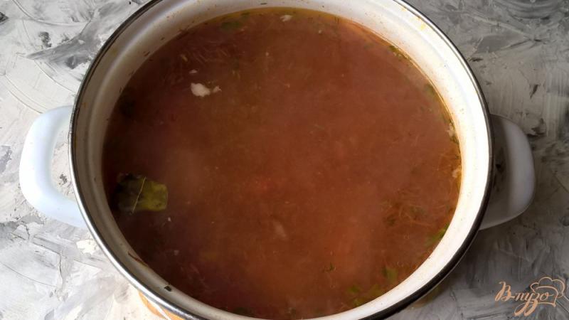 Фото приготовление рецепта: Суп с индейкой овощами и кус-кусом шаг №6