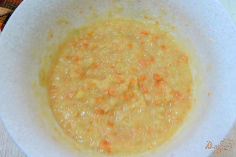 Фото приготовление рецепта: Суп пюре из тыквы и брюшек и головы лосося шаг №8