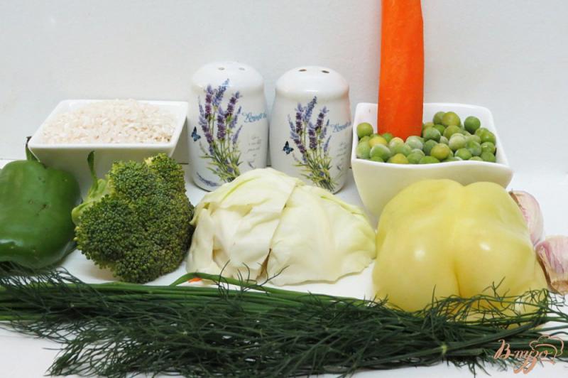 Фото приготовление рецепта: Суп с рисом и овощами шаг №1