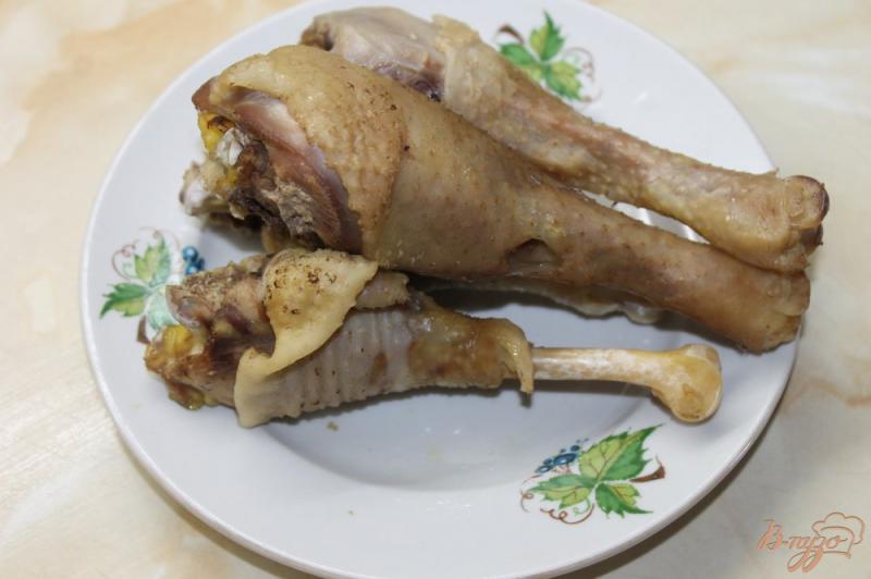 Фото приготовление рецепта: Тушенные куриные голени с горчицей и медом шаг №1