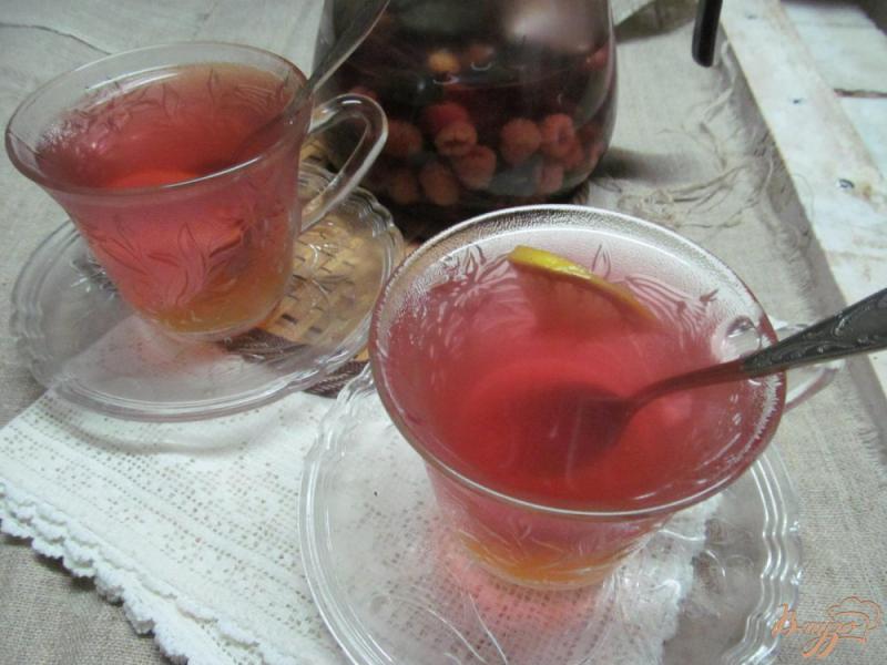 Фото приготовление рецепта: Малиновый чай шаг №5
