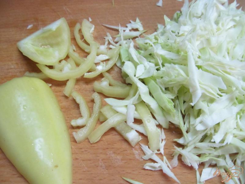 Фото приготовление рецепта: Мексиканский пряный салат с курицей и овощами шаг №3