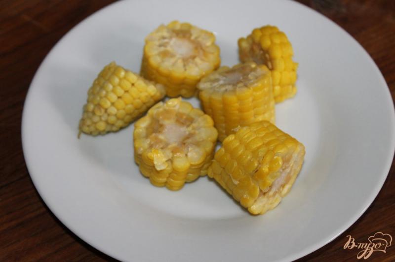Фото приготовление рецепта: Молодая кукуруза с чесноком и соусом « Терияки » шаг №2