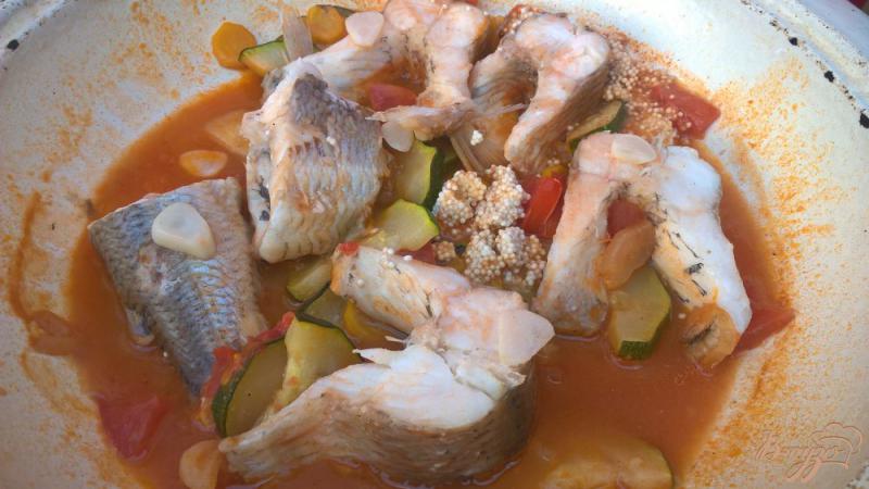 Фото приготовление рецепта: Рыба аргентина тушеная с овощами шаг №4