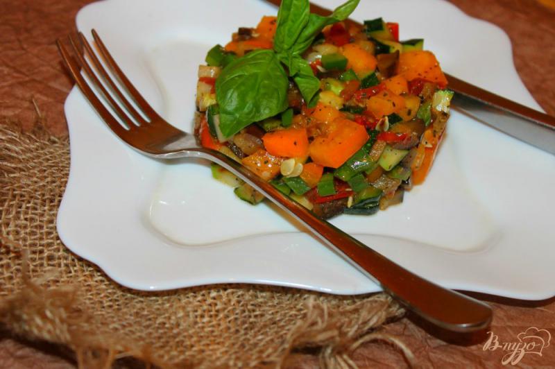 Фото приготовление рецепта: Овощной «рататуй» из овощей на гриле шаг №6