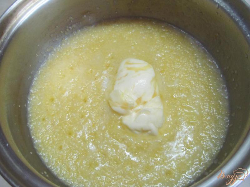 Фото приготовление рецепта: Мясные шарики с полентой и соусом из запеченных овощей шаг №8