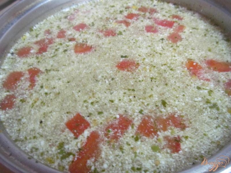 Фото приготовление рецепта: Суп с баклажаном и рисом шаг №7