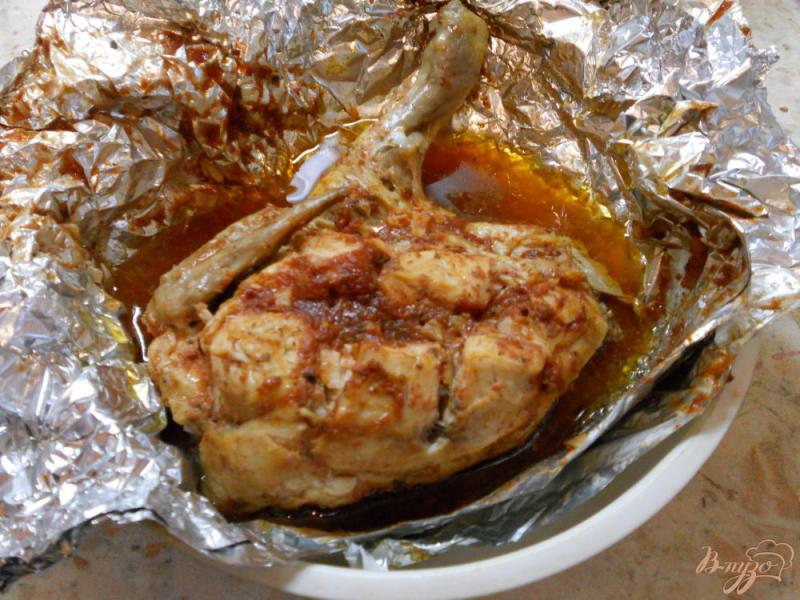 Фото приготовление рецепта: Цыпленок в томатно-соевом соусе в мультиварке шаг №6