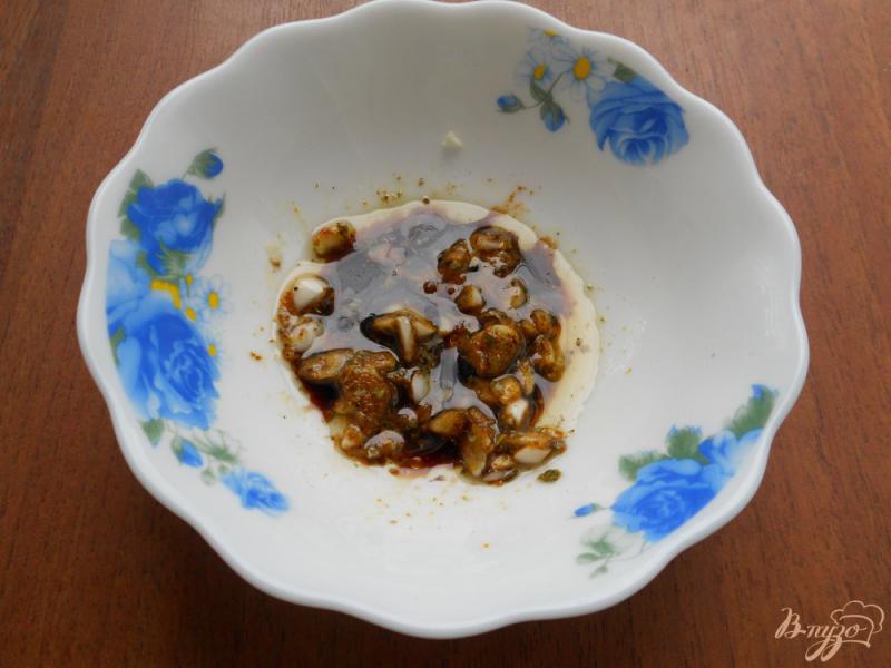 Фото приготовление рецепта: Свинина в чесночно-соевом соусе на пару шаг №3
