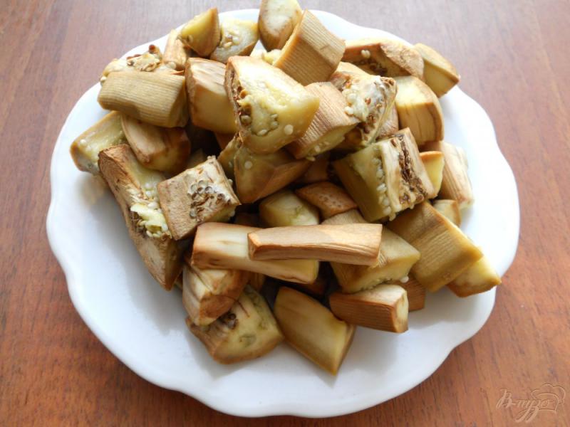 Фото приготовление рецепта: Баклажаны со вкусом грибов шаг №3
