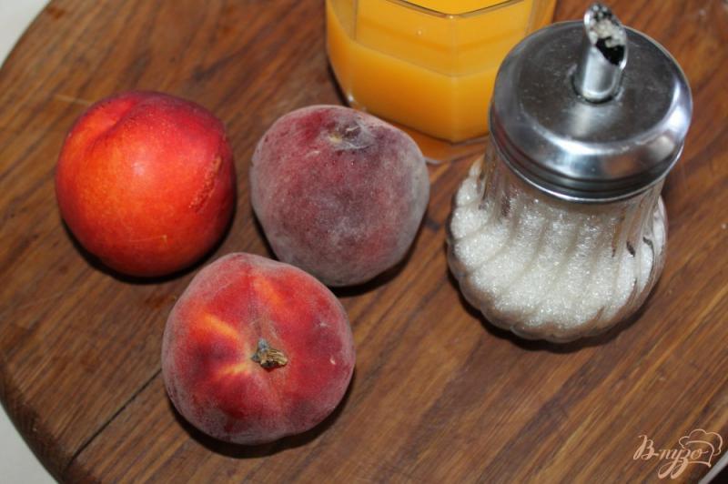 Фото приготовление рецепта: Пюре из персиков и сока в заморозку шаг №1