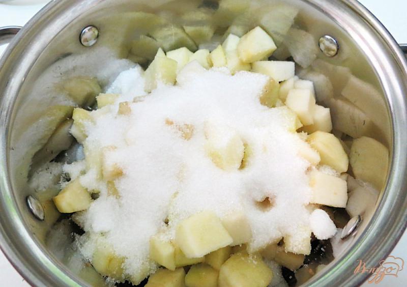 Фото приготовление рецепта: Яблочный крем десерт шаг №4