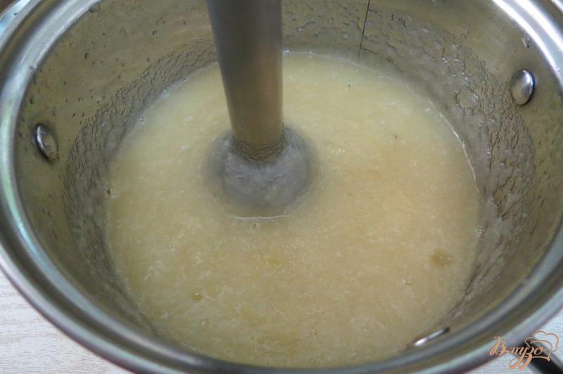 Фото приготовление рецепта: Яблочный крем десерт шаг №6