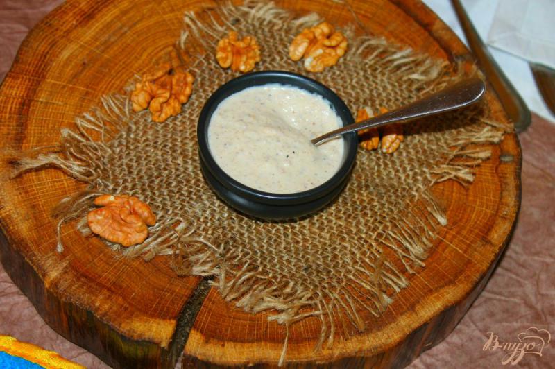 Фото приготовление рецепта: Ореховый соус с бальзамическим уксусом шаг №5