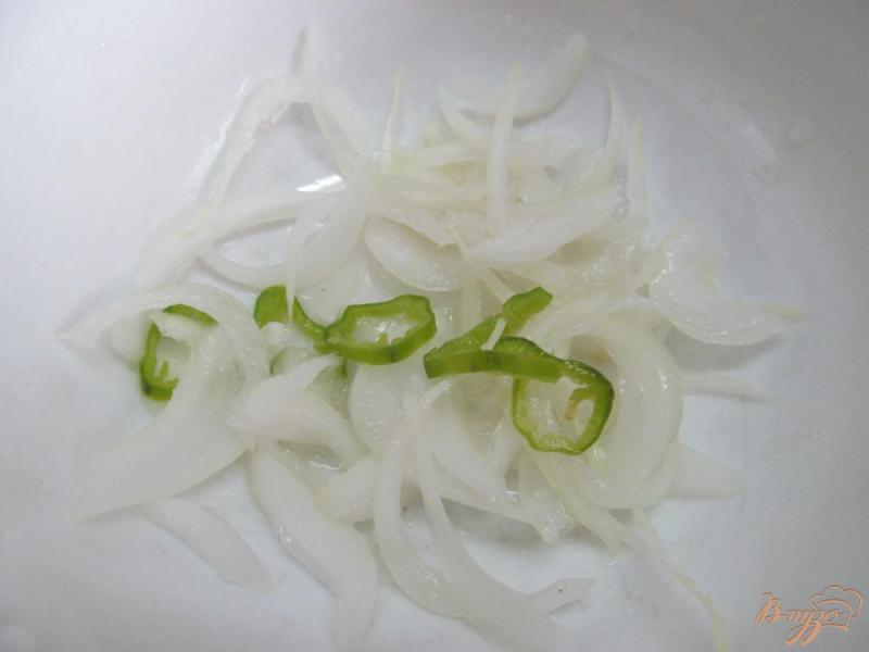 Фото приготовление рецепта: Помидорный салат с баклажаном и йоштой шаг №1