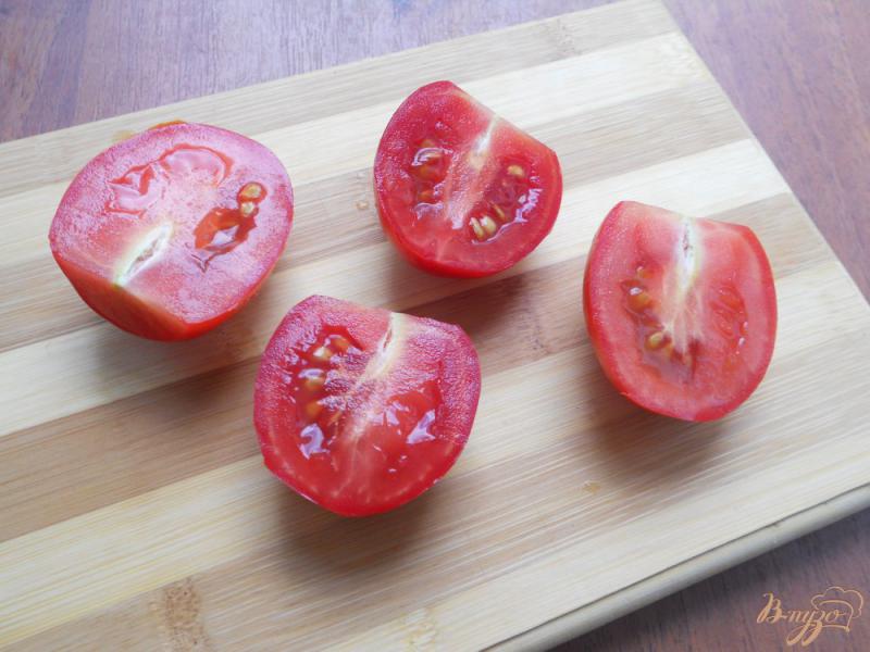 Фото приготовление рецепта: Вяленые помидоры быстрого приготовления в микроволновке шаг №1