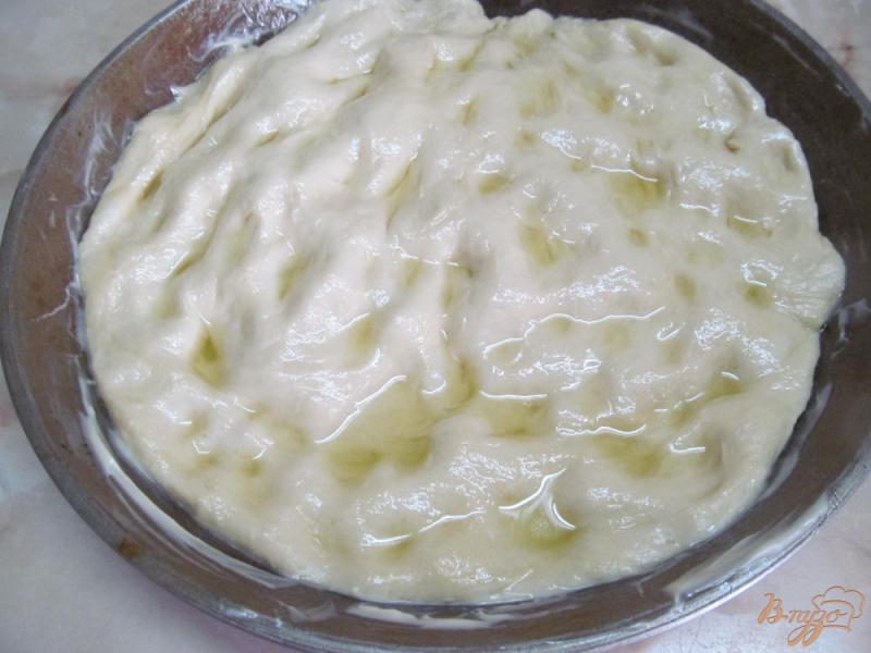 Фото приготовление рецепта: Фокачча с картофелем и луком шаг №4