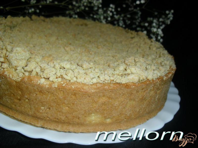 Фото приготовление рецепта: Пирог яблочный sour cream apple pie шаг №8