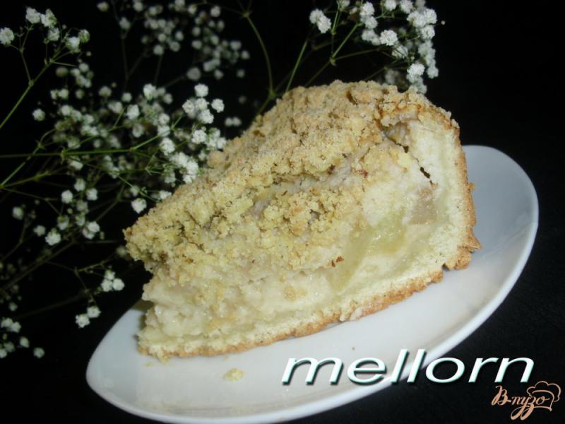 Фото приготовление рецепта: Пирог яблочный sour cream apple pie шаг №9