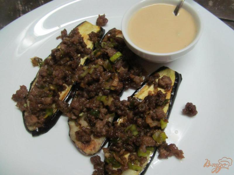 Фото приготовление рецепта: Чили говядина на баклажане шаг №10