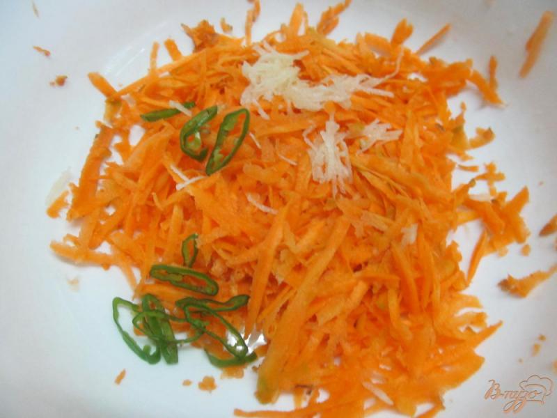 Фото приготовление рецепта: Салат из моркови с яблоком под соусом терияки шаг №1