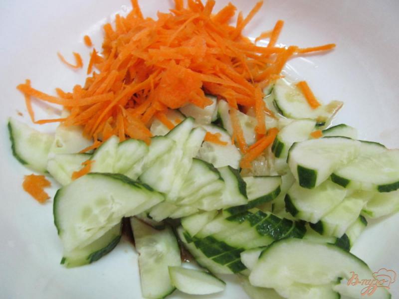 Фото приготовление рецепта: Салат из свиных почек с овощами шаг №2