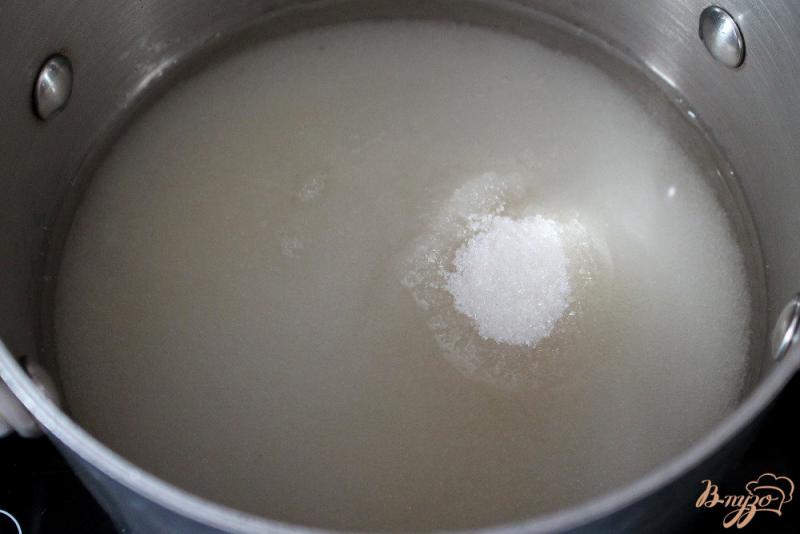 Фото приготовление рецепта: Абрикос в легком сахарном сиропе шаг №4