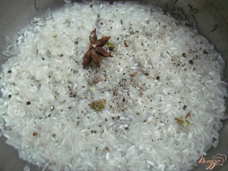 Фото приготовление рецепта: Пряный рис за восемь минут шаг №2