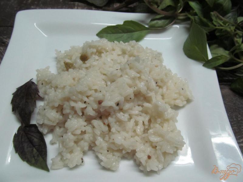 Фото приготовление рецепта: Пряный рис за восемь минут шаг №6