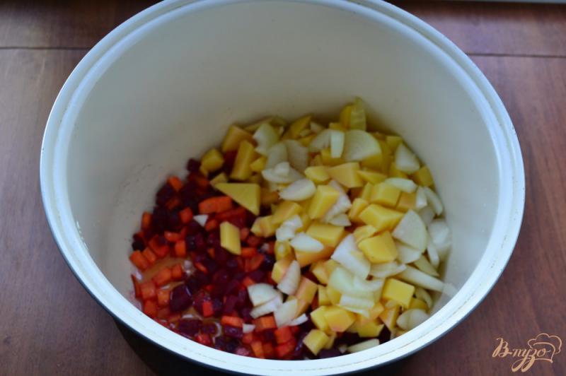 Фото приготовление рецепта: Овощное рагу в мультиварке шаг №2