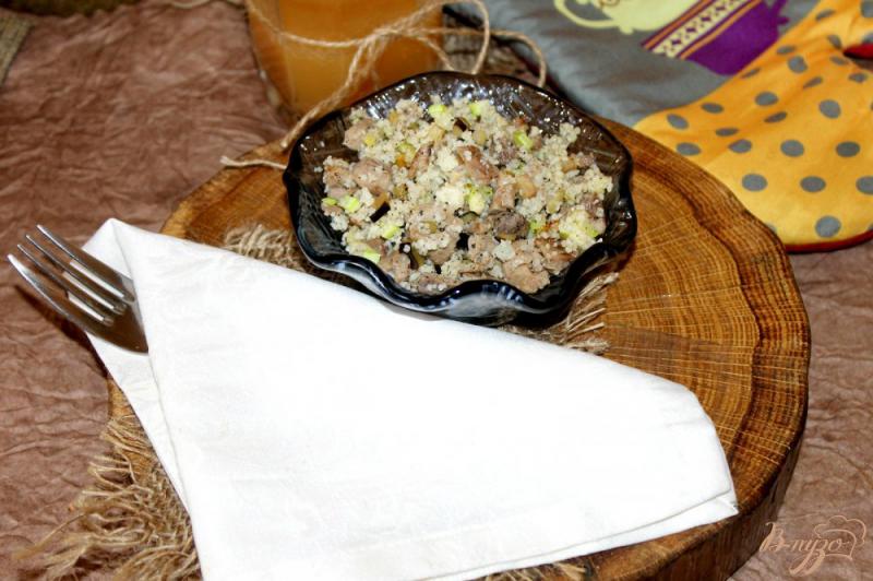 Фото приготовление рецепта: Кус - кус с баклажаном и кабачком шаг №6