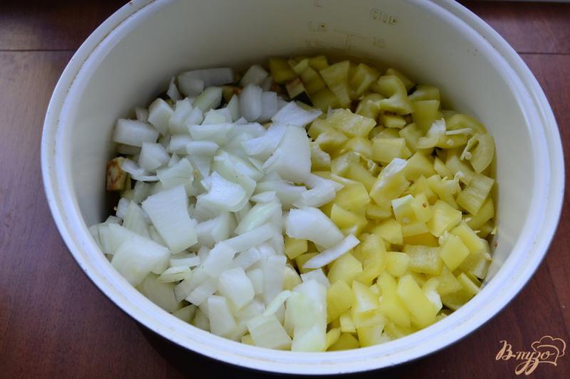 Фото приготовление рецепта: Овощное рагу с баклажанами в мультиварке на зиму шаг №2