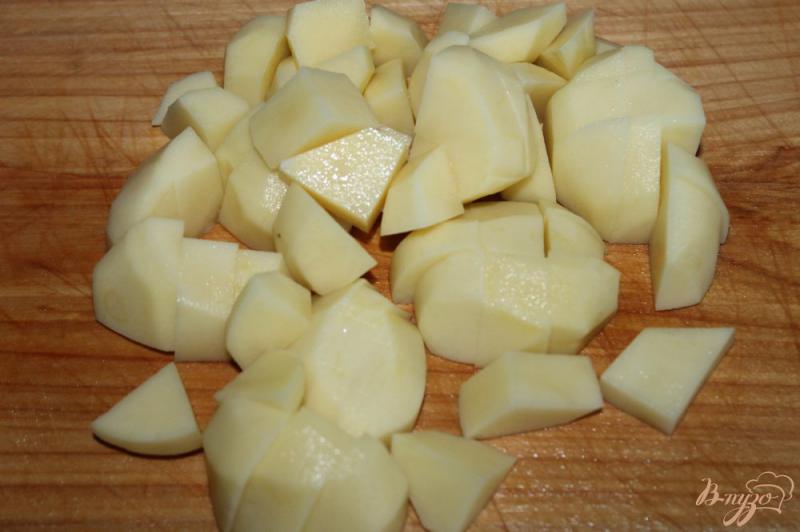 Фото приготовление рецепта: Картофельное пюре с твердым сыром и сливками шаг №2