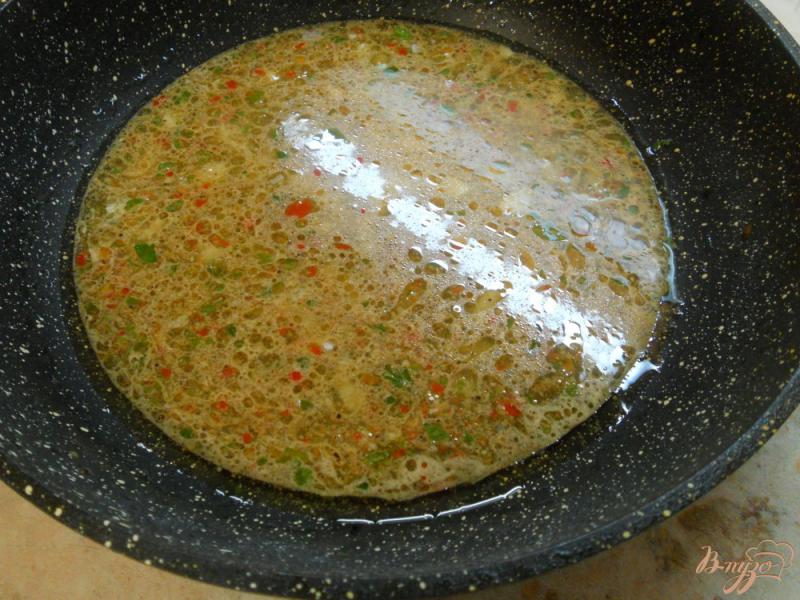 Фото приготовление рецепта: Баклажаны с острым перцем и аджикой по-грузински шаг №5