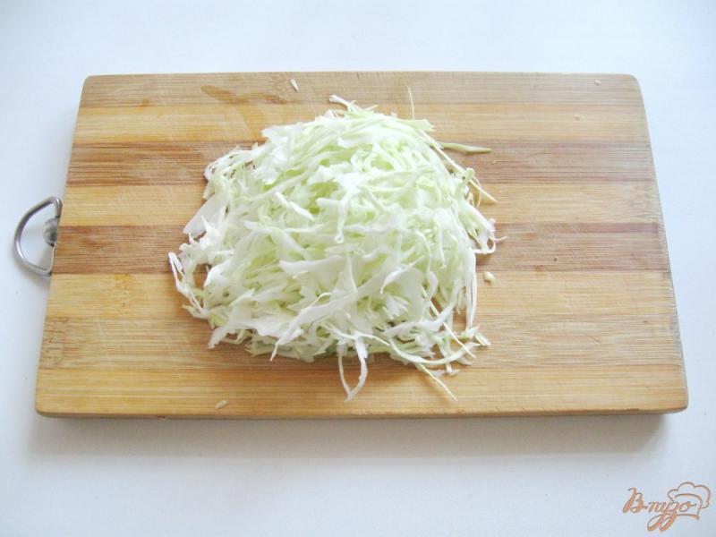 Фото приготовление рецепта: Салат из капусты с фруктами и отварной курицей шаг №1